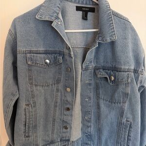 Forever 21 Classic Blue Jean Jacket